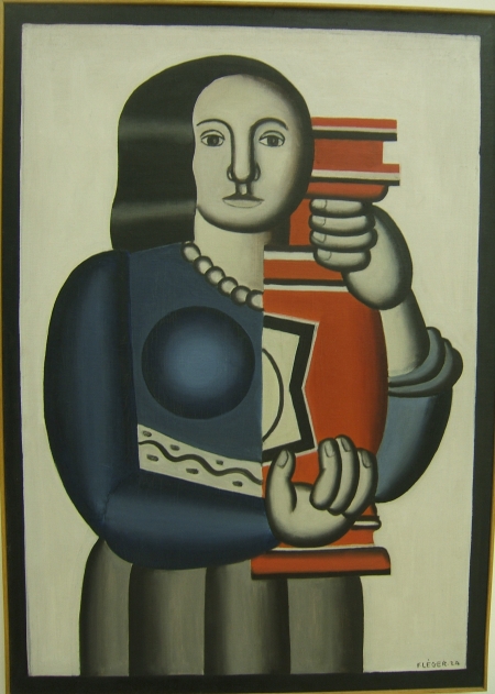 Fernand_leger_woman_vase_1924