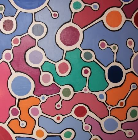 Molecules_Modern_art_Painting_Pablo_Saborio