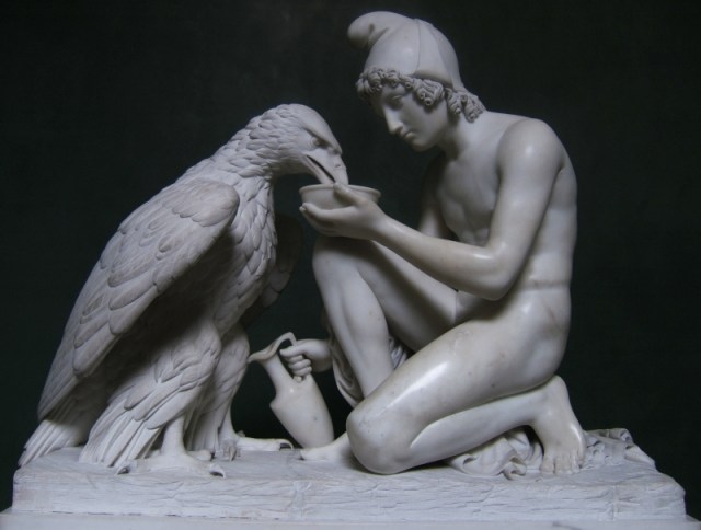 Ganymede and Zeus as Eagle